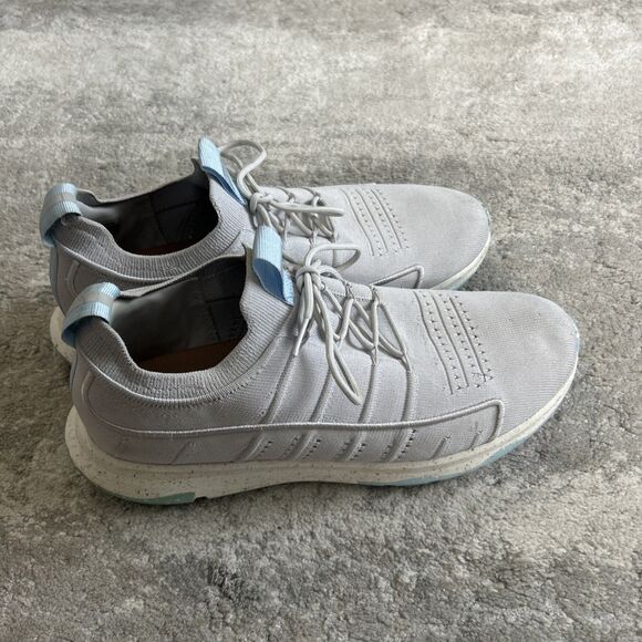 Fitflop Vitamin Shoes Womens 11 Gray Knit Sport Sneakers Mesh EU 43 Lace Up - Picture 8 of 11